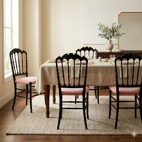 Sedie vintage stile chiavarina - sedie,