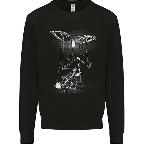 Felpa uomo con teschio - con, di