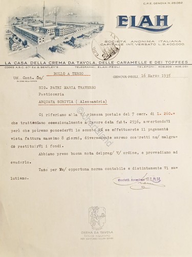 Pubblicità fattura elah - pubblicità,