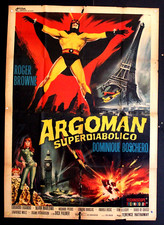 Argoman Super Diabolico (Roger Browne) locandina film italiano 2F anni 60