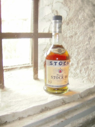 Bottiglie brandy stock - n.,