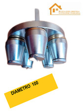 Bicchieratrice Svasatore Per Pluviale 100 Allargatubo Per  Trapano