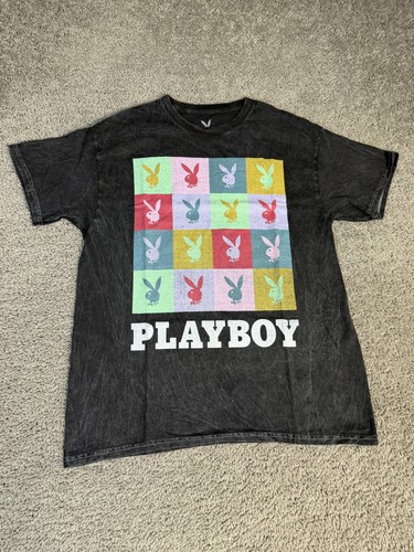 Camicia playboy uomo nera - l,