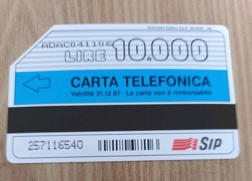 Schede telefoniche rara - schede,