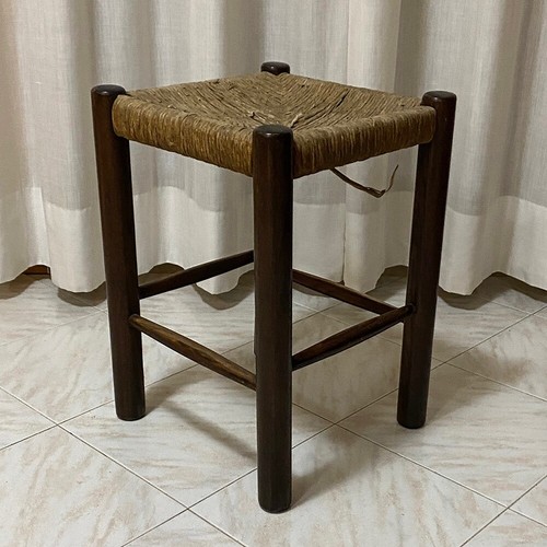 Sgabello antico stile rustico - sgabello,