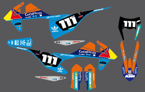 Grafiche per ktm 125 - ktm,