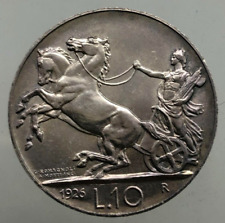 RARO e BELLO 10 LIRE BIGA 1926  PERIZIA FDC Vittorio Emanuele III