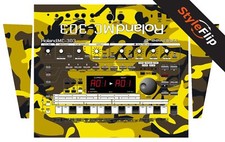 Roland MC-303 Groovebox | Giallo Mimetico | Decalcomania Protettiva | Pelli StyleFlip