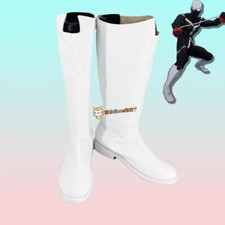 Scarpe Cosplay My Hero Academia DUE VOLTE stivali gamba alta costume Halloween stivali PU