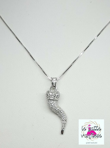 Collana con corno - con,