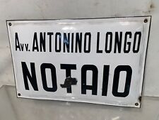 Vecchia Insegna smaltata e