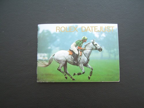 Rolex datejust libretto del - libretto,