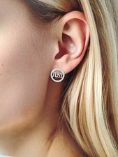 Earrings Silver Tone Just