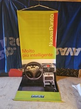 Fiat Nuova Punto Espositore In Pvc Pubblicitario Bifacciale Cm 250x100