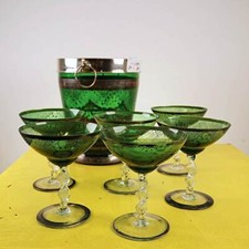 set da champagne vintage con sei bicchieri