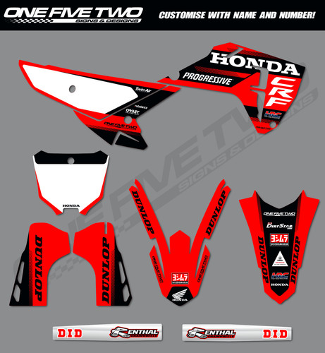 Grafica motocross honda - grafica, crf