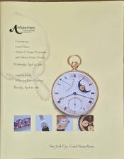 CatalogoMagazine Antiquorum 2001  New Yor Rolex Daytona  Paul Newman  Rif. 6241