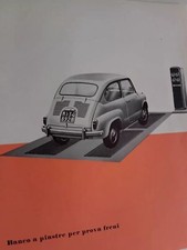 Brochure BANCHI RULLI PROVA FRENI 1958 AUTO EPOCA OLDTIMER GAGLIANI MILANO