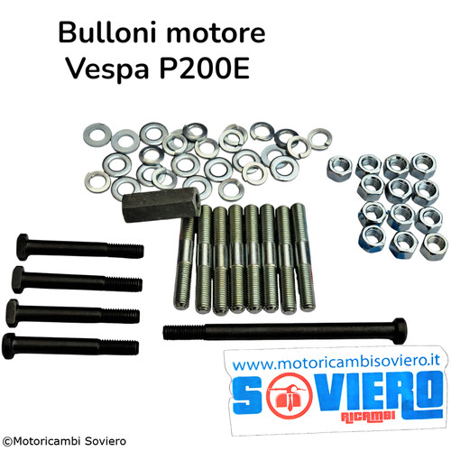 Kit bulloni motore - vespa, p200e