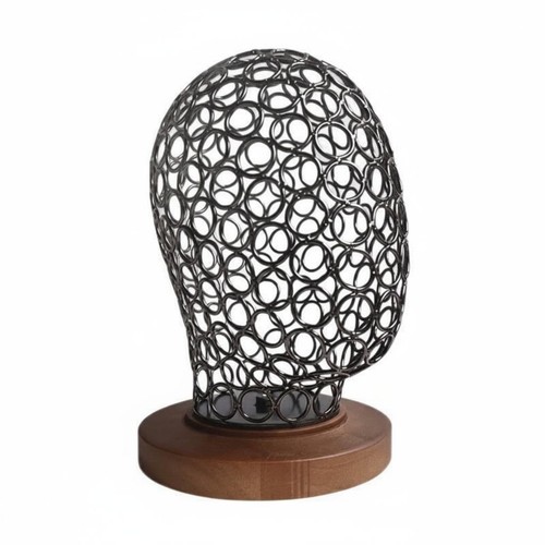 Testa espositiva con base - con,