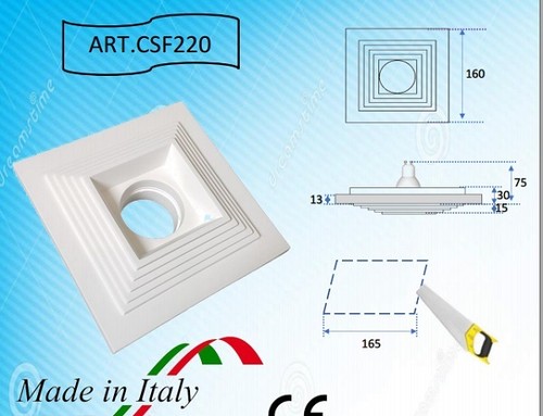 Porta faretti gesso - faretti, in