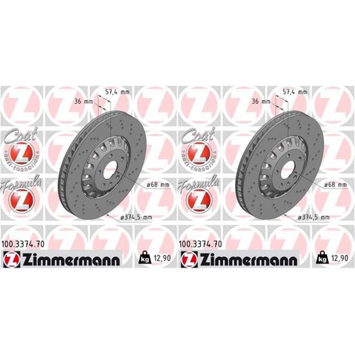 Dischi freno zimmermann - freno,