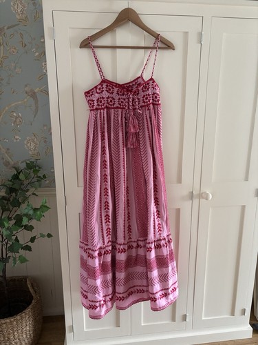 Abito midi zara rosa rosso - abito,