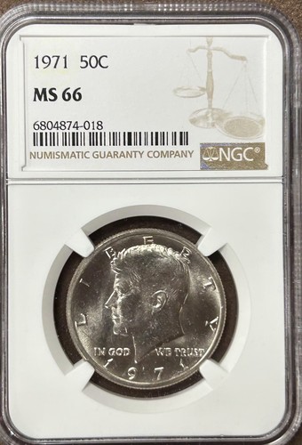 Kennedy half ngc - half, 1971!!!