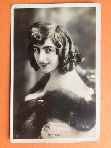 Cpa portrait actrice - cpa,
