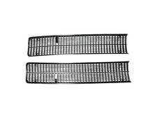 GRIGLIE SX E DX CALANDRA ANTERIORE SOTTO AL PARABREZZA FIAT 130 BERLINA ORIGINAL