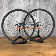 Come nuovo! Schmolke TLO 30 set ruote disco tubeless carbonio 700c mozzi extralite 1322g