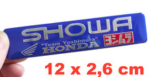 Adesivo alluminio SHOWA team Yoshimura HONDA forcelle mono scarico moto sospens