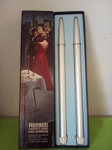 Candele gas vintage argento - gas,