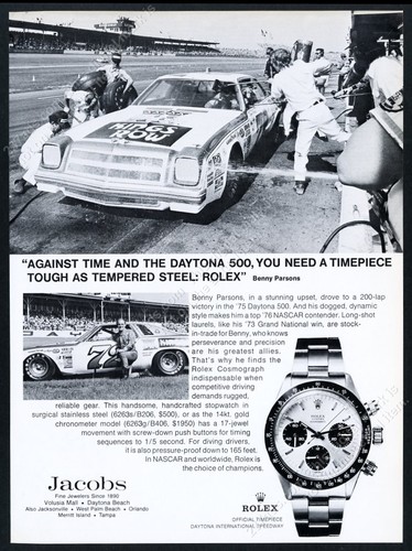 Rolex daytona 6263 1976 - daytona,