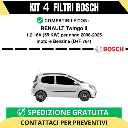 Kit bosch filtri tagliando - 4,