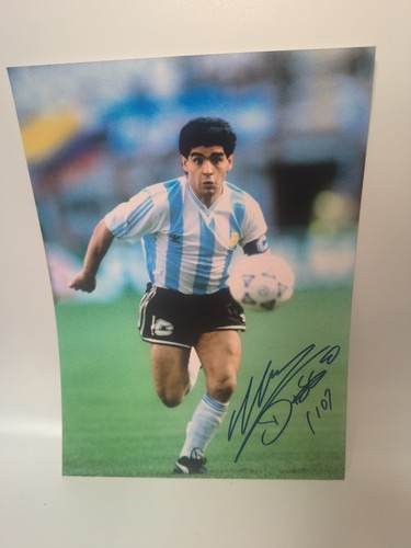 Foto firmata maradona - firmata,