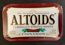 Altoids Cannella 1- 1,76 oz latta NUOVO SIGILLATO SPEDIZIONE GRATUITA BB 03/2026