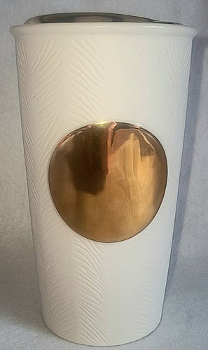 Starbucks textured gold - textured,