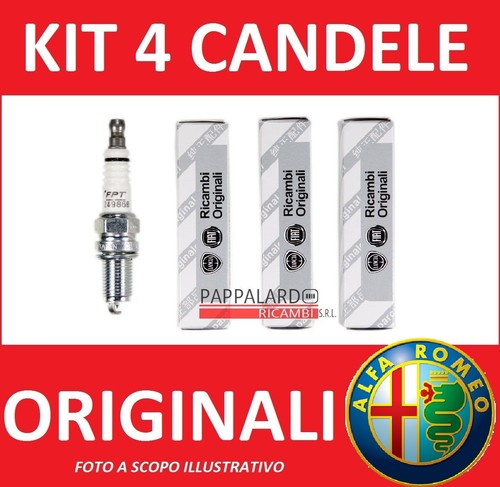 Kit candele originali - 4, alfa