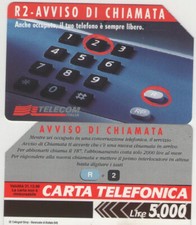 USATA MAGNETIZ GOLDEN 408 (C&C 2446) AG 21 R2 AVVISO DI CHIAMATA CES 5.000 LIRE