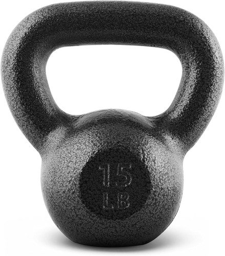 Cap barbell black cast - cast, iron