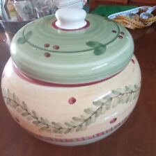 biscottiera Caleca dipinta a