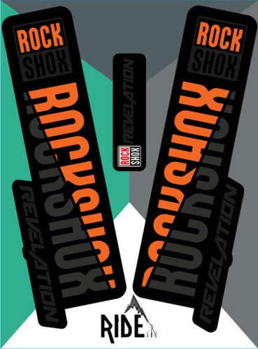 Rockshox revelation decal kit - rockshox,