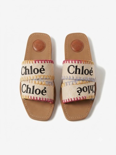 Chloé woody sandalo piatto - sandalo,