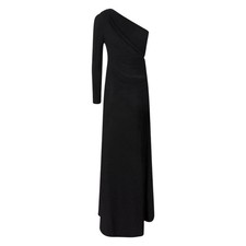 Pinko abito lungo monospalla nero 10477