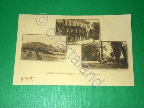 Cartolina avigliana villa s - avigliana,