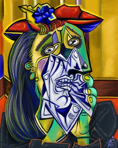 Pablo picasso donna che - picasso,