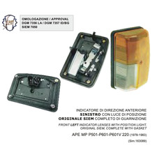 Fanale Freccia SIEM Anteriore