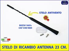 Antenna tetto Auto per Golf MK4 - MK5 Radio stereo radio Stelo Ricambio cm. 40