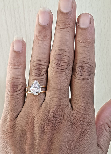 4ct taglio pera diamanti - taglio, a